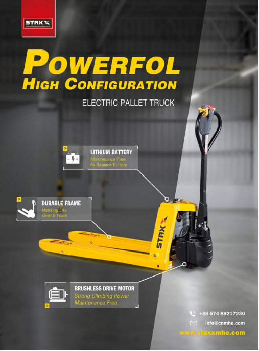 How Battery Operated Lithium Pallet Truck Help Industries Staxx