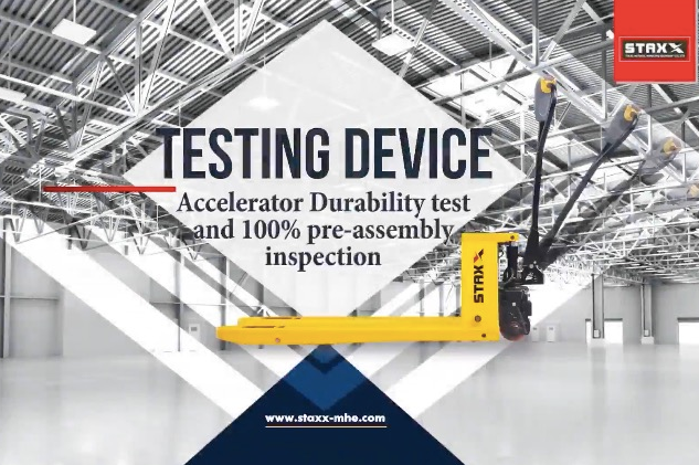 ACCELERATOR DURBILITY TEST AND 100% PER-ASSEMBLY INSPECTION