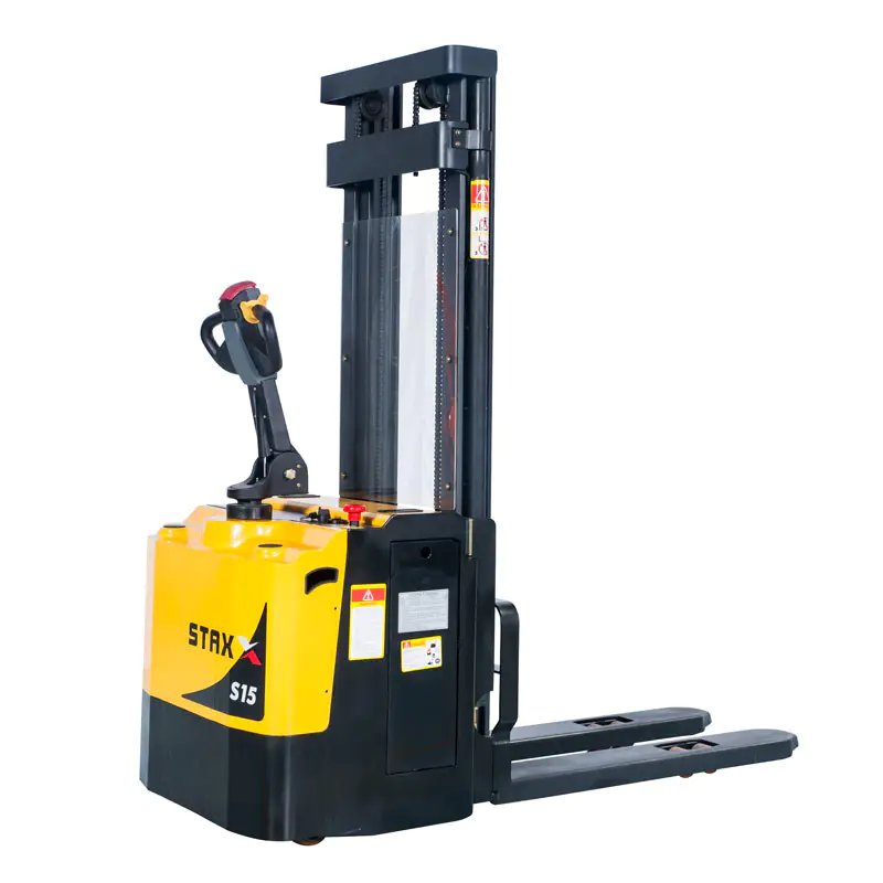 Staxx Custom Electric Fork over Stacker Forklift Heavy Duty ES12/15/20