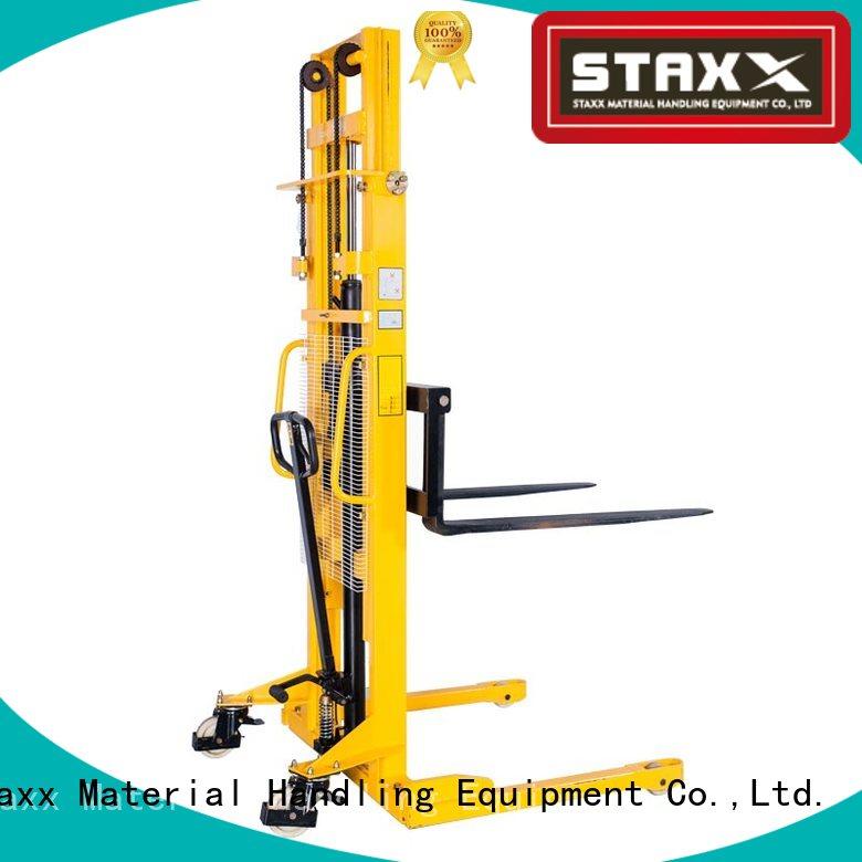 Staxx Latest semi electric stacker price in india for business for rent