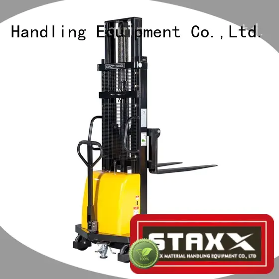 Staxx straddle manual forklift stacker manufacturers for warehouse
