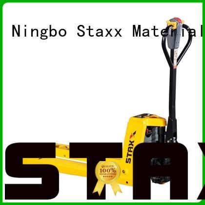 Staxx lift electric pump truck for sale factory for warehouse