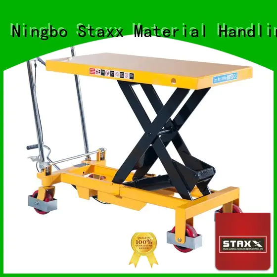 Staxx manual pallet jack lift table for business for stairs
