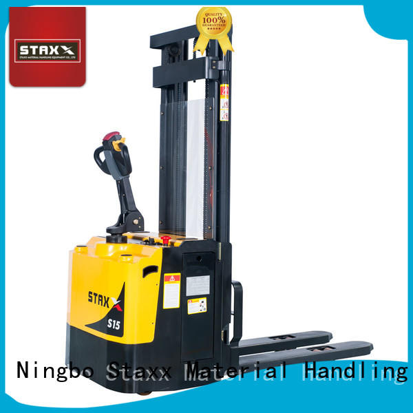 Staxx New electric pallet truck stacker factory for warehouse