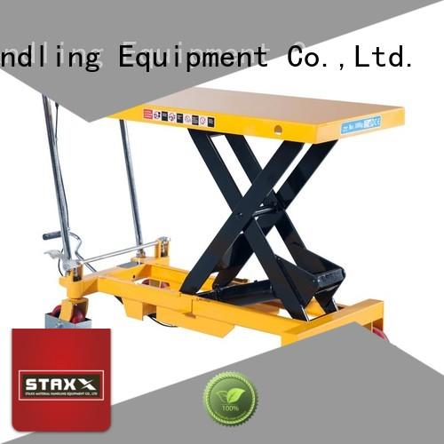 Staxx Latest industrial hydraulic lift factory for warehouse
