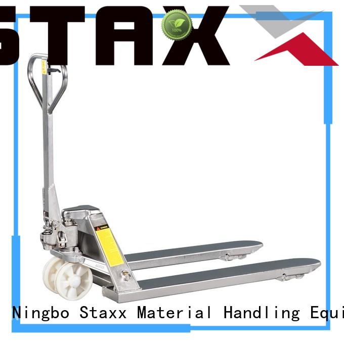 Staxx manual warehouse pallet truck factory for warehouse