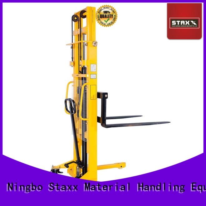 Staxx High-quality semi electric stacker price in india manufacturers for hire