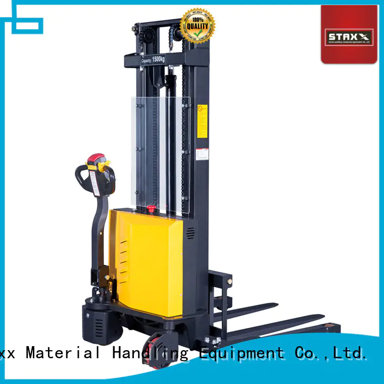 Staxx pedestrian hydraulic stacker lift factory for hire