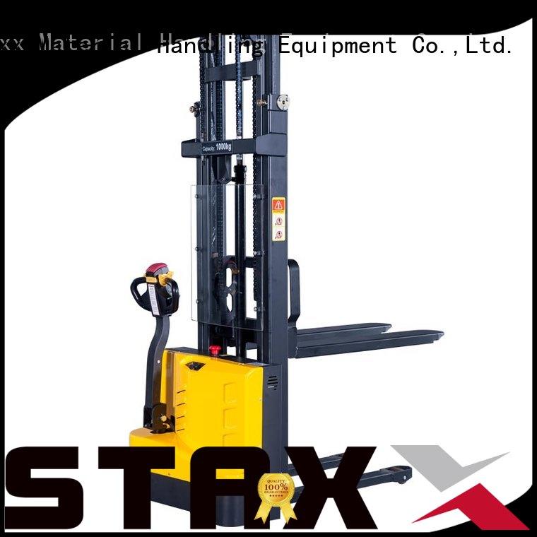 Staxx Custom electric lift pallet stacker manufacturers for rent