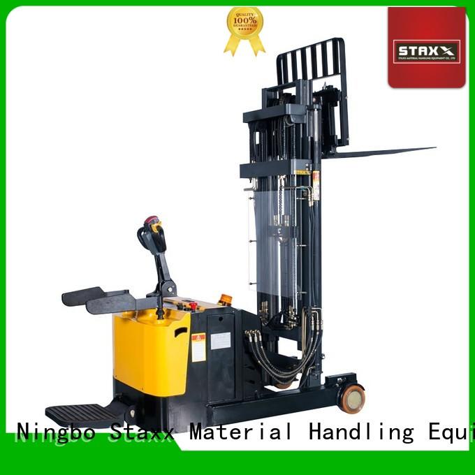 Staxx stacker semi electric pallet truck Suppliers for warehouse