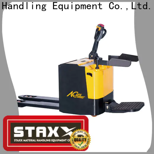 Staxx Top pallet jack driver company for rent