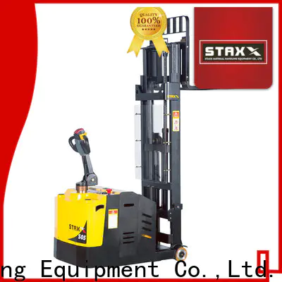 Staxx fork ride on pallet truck manufacturers for warehouse