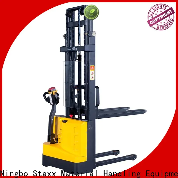 Staxx Custom straddle pallet stacker for business for rent