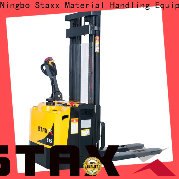 Top electric lift stacker specifications for business for rent