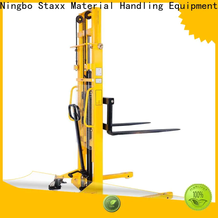 Staxx Wholesale manual forklift pallet stacker company for rent