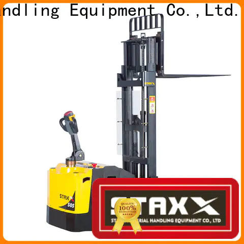 Staxx full electric pallet stacker training for business for hire