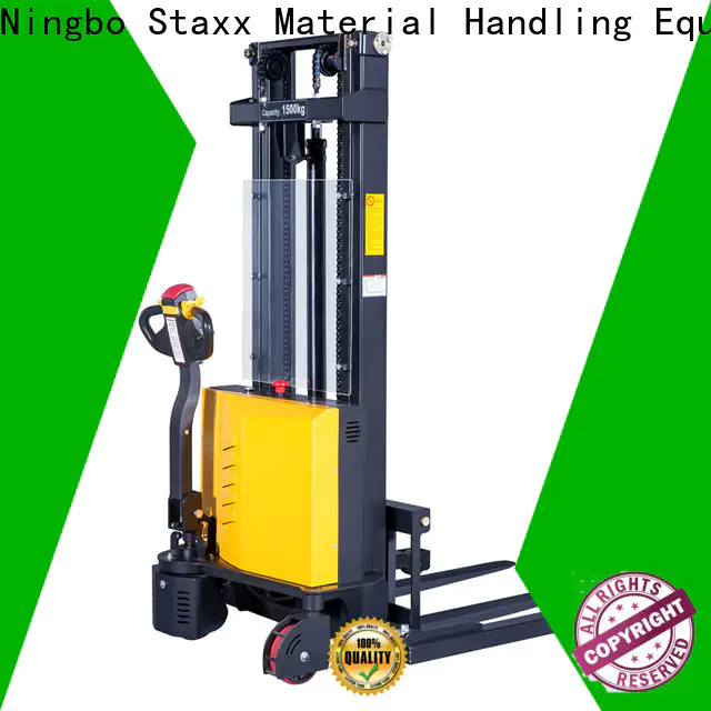 Staxx fully reach pallet stacker manufacturers for hire