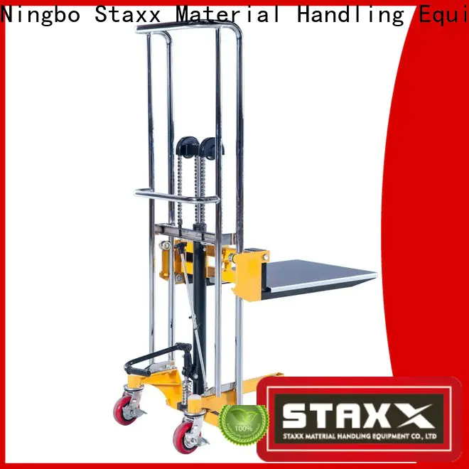 Staxx stacker vehicle scissor lift Suppliers for rent