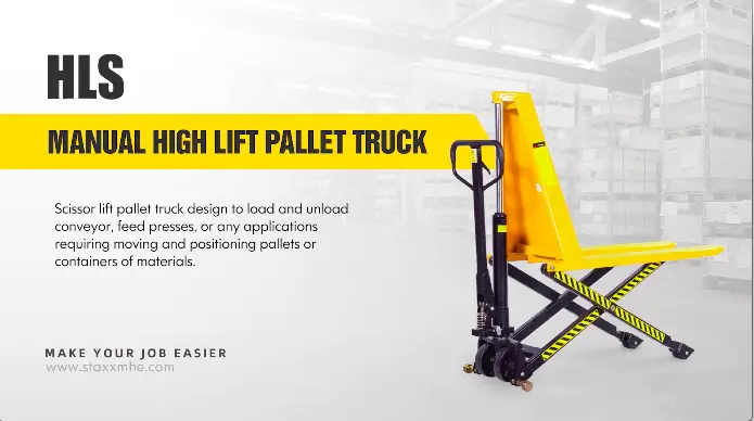Customized MANUAL HIGH LIFT PALLET TRUCK manufacturers From China