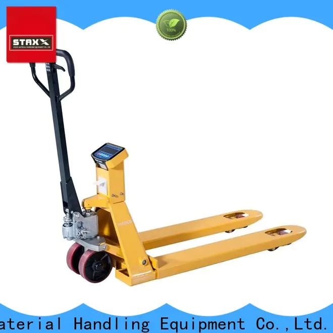 Staxx series hand pallet truck with brakes manufacturers for stairs