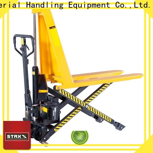 Top pallet jack with brakes truck factory for hire
