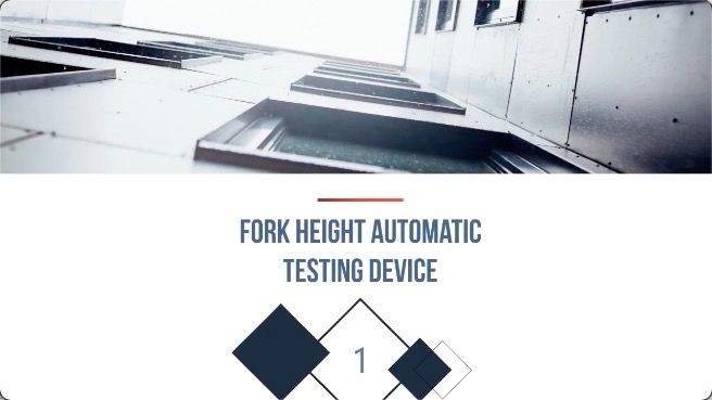 FORK HEIGHT AUTOMATIC TESTING DEVICE