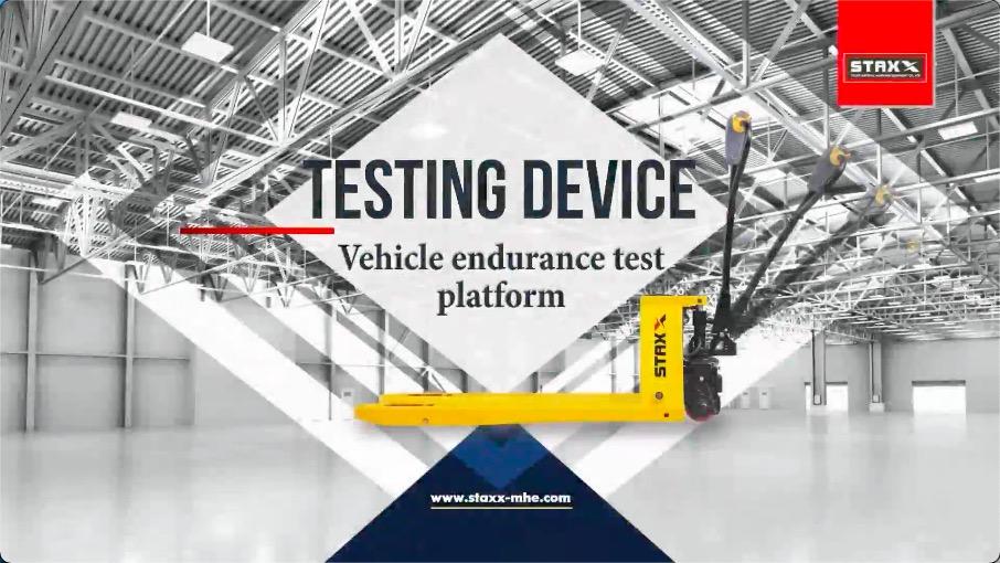 Plataforma de prueba de resistencia de vehículos de camión de paletas