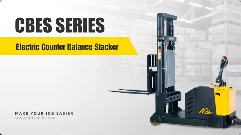 Professionele Staxx CBES Serie Elektrische Counter Balance Stacker