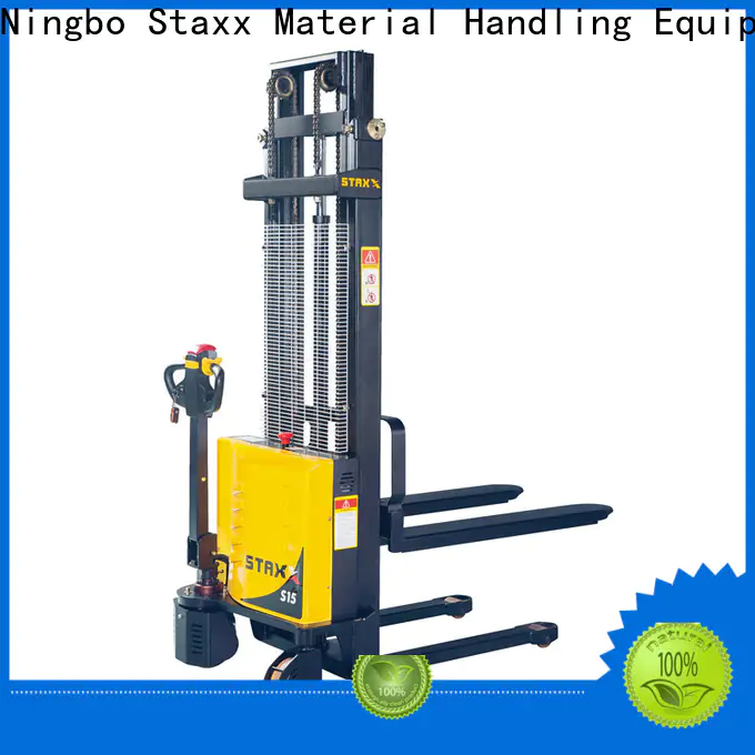 Staxx stacker pallet stacker truck manufacturers for warehouse