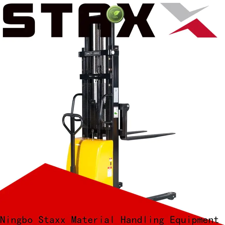 Staxx warehouse electric pallet stacker for business for hire