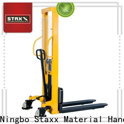 Custom Staxx used electric pallet stacker for sale manual Supply for stairs