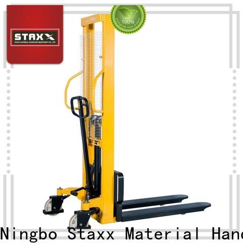 Custom Staxx used electric pallet stacker for sale manual Supply for stairs