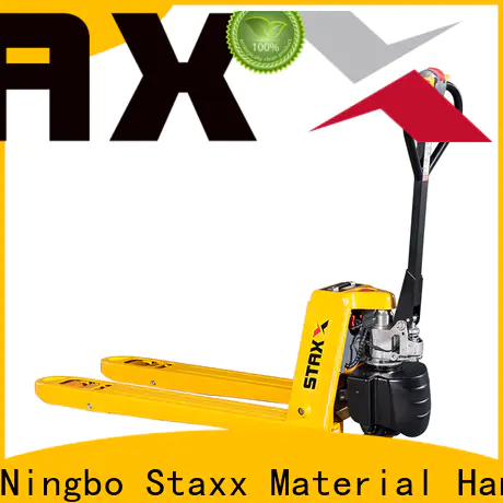 Custom Staxx pallet truck stand on pallet truck motor Suppliers for stairs