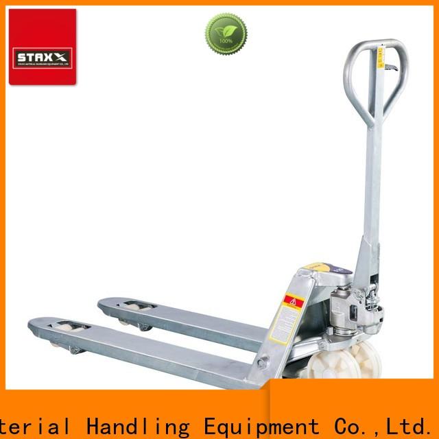 Staxx Pallet Truck Latest Staxx pallet truck crown hand pallet jack factory for stairs