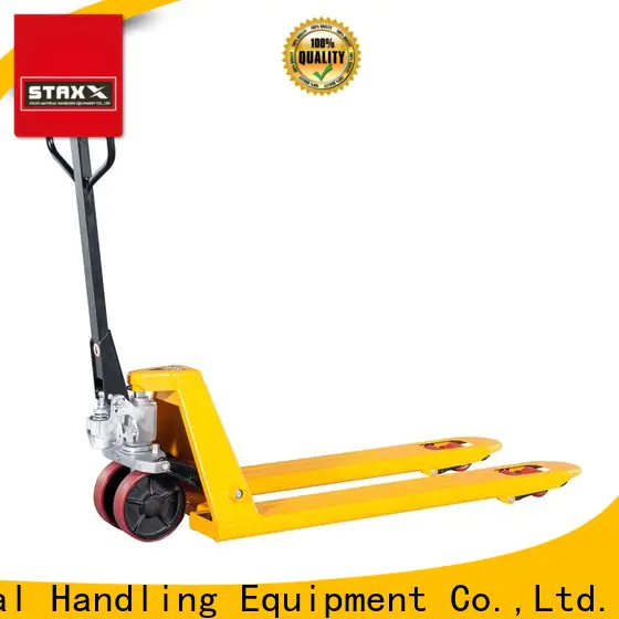 Custom Staxx pallet jack hand operated hydraulic pallet truck hpt25g30g company for hire