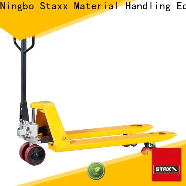 Staxx Pallet Truck hand pallet truck stop for business for hire