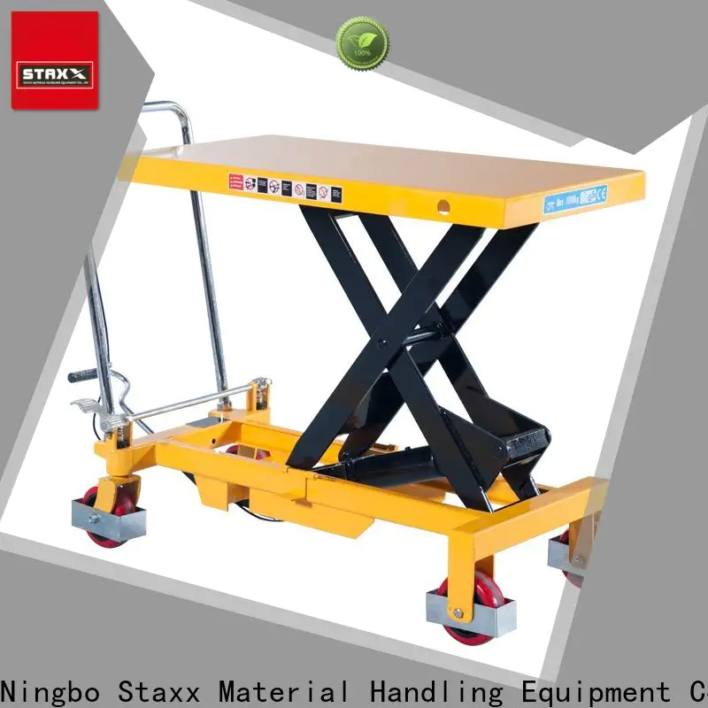 Staxx Pallet Truck Latest Staxx mobile hydraulic scissor lift manufacturers for rent
