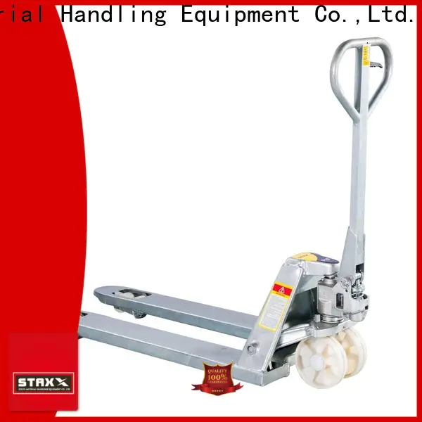 Wholesale Staxx pallet truck global pallet jack price factory for hire