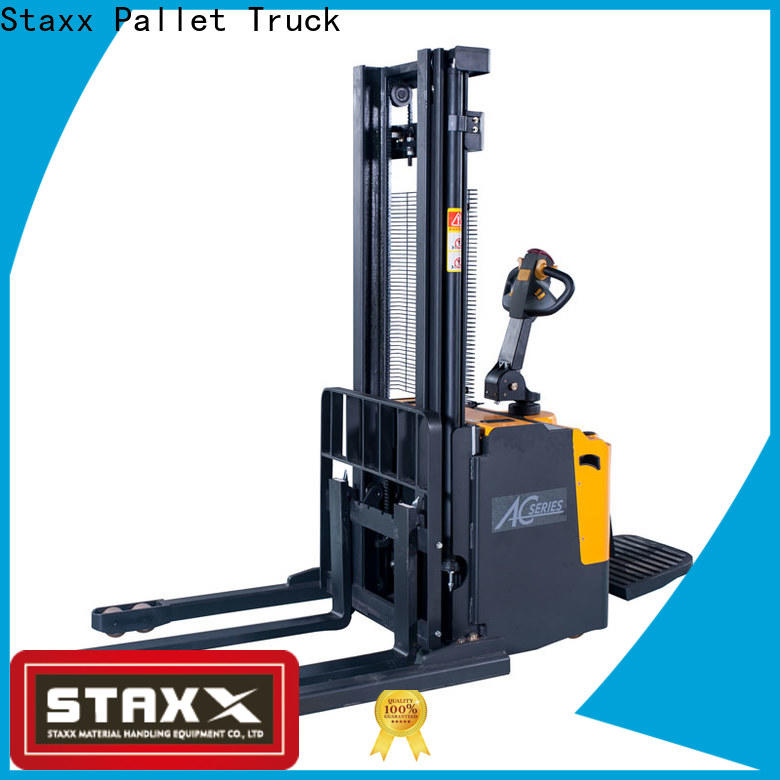 Staxx Pallet Truck Top Staxx warehouse stacker forklift for business