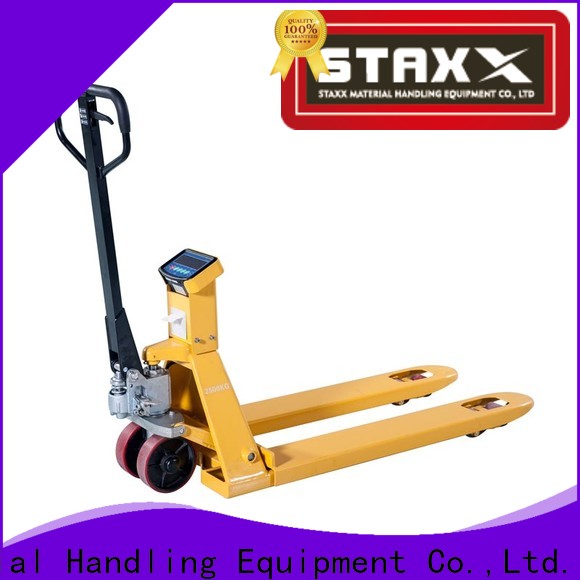 New Staxx pallet truck hydraulic pallet truck manufacturer for business