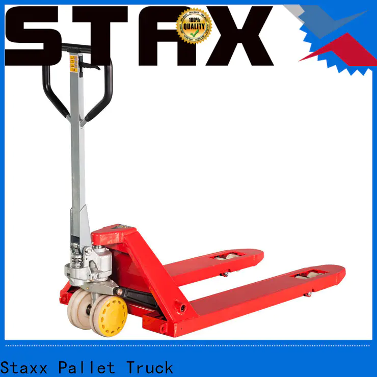 Top Staxx pallet truck pallet jack with hand brake Supply
