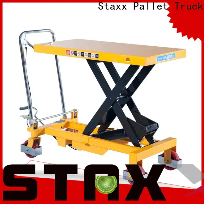 Staxx Pallet Truck mini scissor lift table company