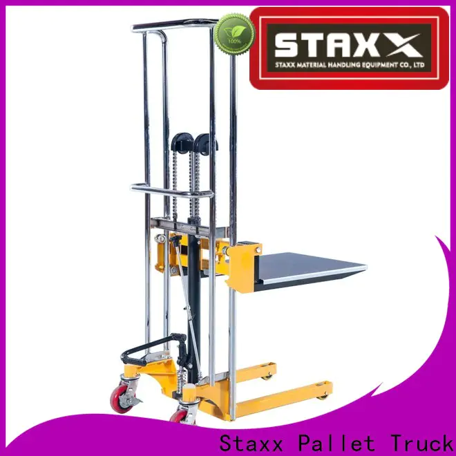Staxx Pallet Truck Top Staxx adjustable height cart scissor lift Supply