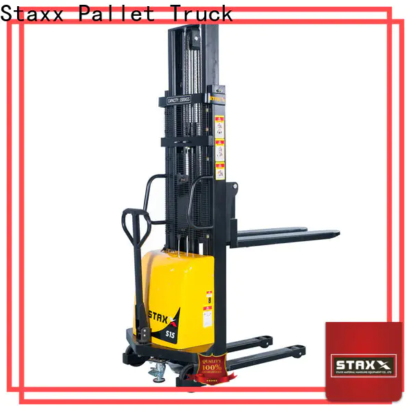 Staxx Pallet Truck Top Staxx double pallet walkie rider for business