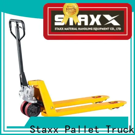Custom Staxx pallet jack manual hand pallet truck for business