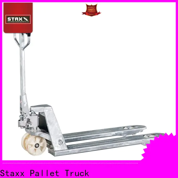 Custom Staxx pallet truck pallet jack with brakes for business
