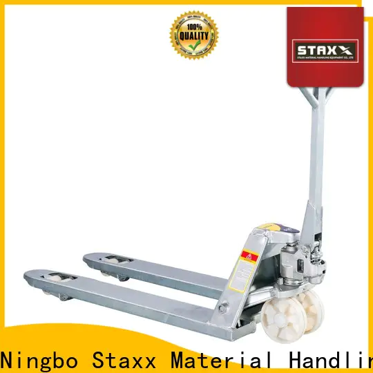 Latest Staxx pallet truck scissor lift hand pallet truck factory