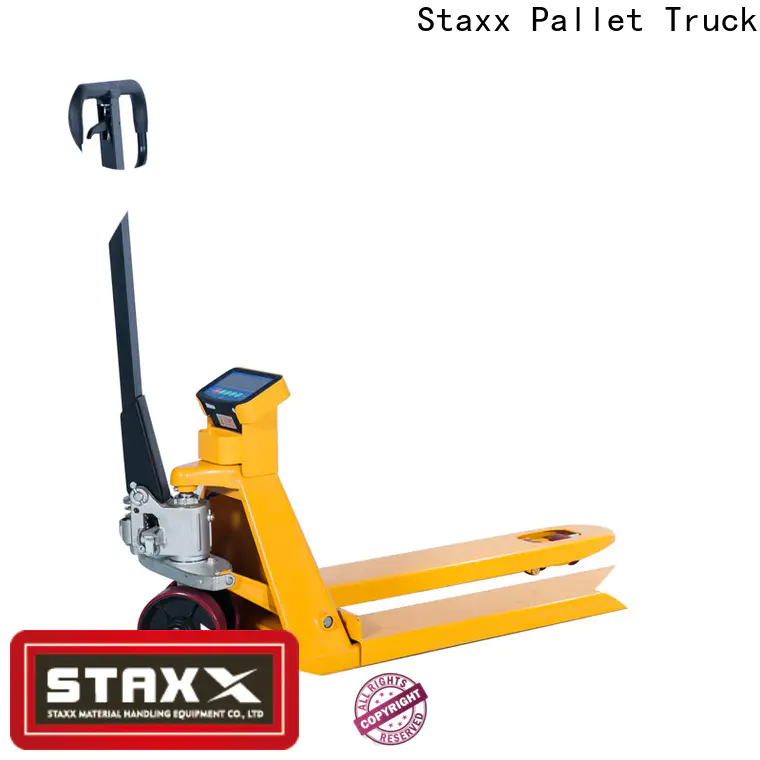 New Staxx pallet truck 5500 pound pallet jack factory