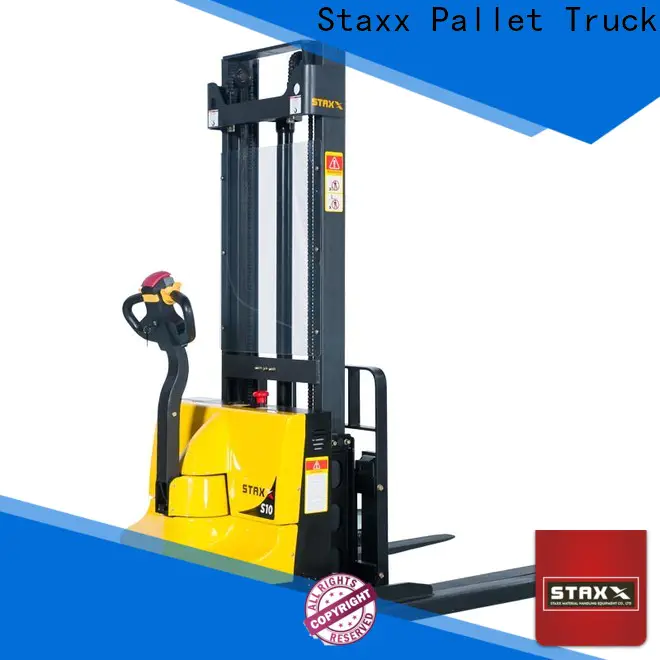 Staxx Pallet Truck Custom Staxx hand operated forklift trucks for business