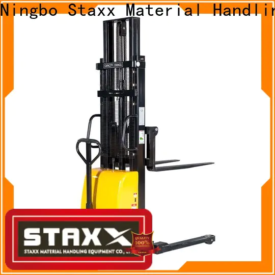 Latest Staxx straddle pallet stacker company